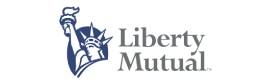 Liberty Mutual logo with Statue of Liberty