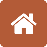 Simple house graphic with chimney